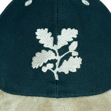 Load image into Gallery viewer, THE NATIONAL TRUST Embroidered Logo Suede Peak Baseball Cap
