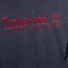 Load image into Gallery viewer, Vintage Timberland Weathergear Embroidered Logo Spellout Grey Crewneck Sweatshirt
