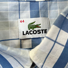 Load image into Gallery viewer, Early 00&#39;s LACOSTE Classic Mini Pocket Logo Plaid Check Short Sleeve Button-Up Shirt
