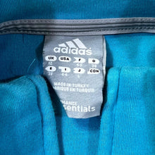Load image into Gallery viewer, ADIDAS Classic Three Stripe Mini Logo Blue Zip Sweatshirt Track Top
