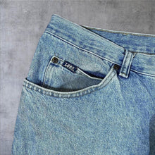 Load image into Gallery viewer, Early 00's Lee Jeans Classic Straight Leg Regular Fit Distressed Blue Denim Jeans
