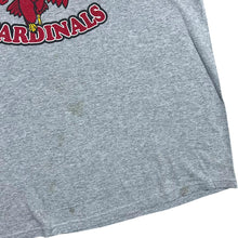 Load image into Gallery viewer, COURTHOUSE ROAD CARDINALS College Sports Logo Spellout Graphic Grey T-Shirt

