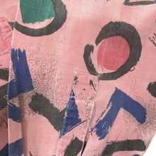 Load image into Gallery viewer, Vintage 90&#39;s Page 1 Crazy Abstract Patterned Cotton Long Sleeve Shirt
