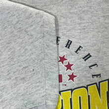 Load image into Gallery viewer, Vintage Nutmeg Mills (1996) NFL PITTSBURGH STEELERS Graphic Grey Sweatshirt
