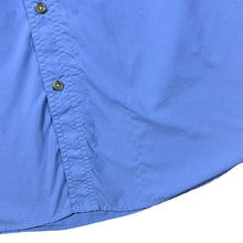 Load image into Gallery viewer, Vintage Columbia Sportswear GRT Hiking Utility Blue Nylon Short Sleeve Shirt
