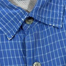 Load image into Gallery viewer, Early 00&#39;s THE NORTH FACE TNF Classic Blue Check Short Sleeve Zip Pocket Shirt

