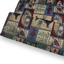 Load image into Gallery viewer, Early 00&#39;s PREMIER &quot;Faithful Companion&quot; Dog Puppy Tapestry Style Woven Pattern Carry Tote Bag
