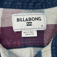 Load image into Gallery viewer, BILLABONG Classic Plaid Check Surfer Skater Long Sleeve Flannel Cotton Shirt
