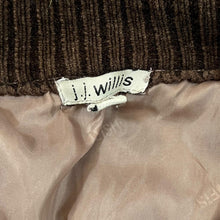 Load image into Gallery viewer, Vintage 90&#39;s J.J.WILLIS Suede Effect Panel Acrylic Knit Zip Sweater Jumper
