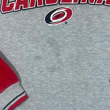 Load image into Gallery viewer, Vintage Lee Sport NHL CAROLINA HURRICANES Ice Hockey Embroidered 1/4 Zip Hoodie
