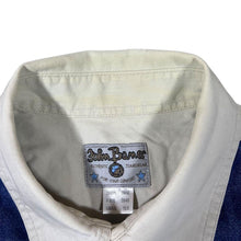 Load image into Gallery viewer, Vintage John Baner Cowboy Western Beige Blue Cotton Long Sleeve Shirt
