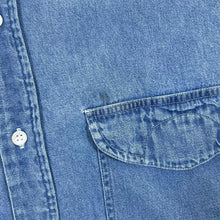 Load image into Gallery viewer, Vintage 90&#39;s Great Canadian Rugged Wear Blue Denim Long Sleeve Shirt

