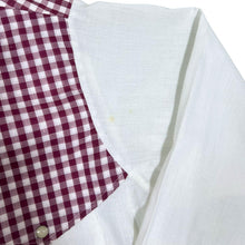 Load image into Gallery viewer, Vintage Sears Western Wear Pearl Snap Popper Red Check White Long Sleeve Shirt
