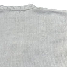 Load image into Gallery viewer, Vintage 90&#39;s PULI DESIGNS &quot;Natural&quot; Embroidered Sheep Cable Knit Acrylic Sweater Jumper
