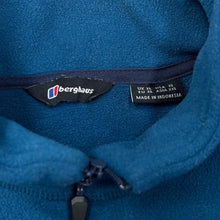 Load image into Gallery viewer, BERGHAUS Classic Colour Block Embroidered Mini Logo 1/2 Zip Pullover Fleece Sweatshirt
