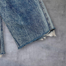 Load image into Gallery viewer, Vintage 90’s Dalton Acid Washed Blue Denim Cropped Dungarees
