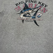 Load image into Gallery viewer, Early 00’s BIG PINE KEY MARLIN “Florida” Fishing Swordfish Souvenir Spellout Graphic T-Shirt
