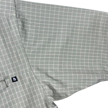 Load image into Gallery viewer, The North Face TNF Pale Green Check Utility Hiking Short Sleeve Shirt
