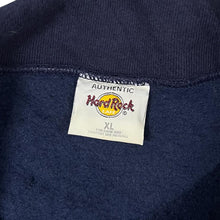 Load image into Gallery viewer, Vintage Hard Rock Cafe &quot;San Francisco&quot; Embroidered Souvenir 1/4 Zip Pullover Sweatshirt
