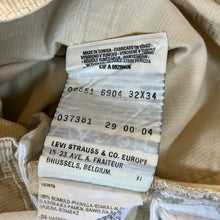Load image into Gallery viewer, Vintage LEVI&#39;S 551 Classic Cream Corduroy Cord Straight Leg Trousers
