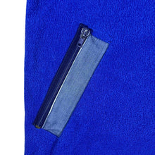 Load image into Gallery viewer, Early 00&#39;s FILA Embroidered Mini Logo Blue Zip Fleece Sweatshirt
