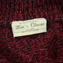 Load image into Gallery viewer, Vintage MEN&#39;S CLASSIC Striped Knit 1/4 Zip Pullover Sweater Jumper
