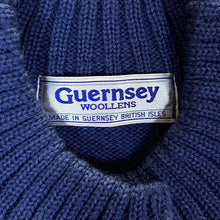 Load image into Gallery viewer, Vintage 90&#39;s Guernsey Woolens Heavy Pure New Wool Knit Button Cardigan Jumper
