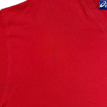 Load image into Gallery viewer, Vintage ASICS Classic Embroidered Mini Logo Red Short Sleeve V-Neck T-Shirt
