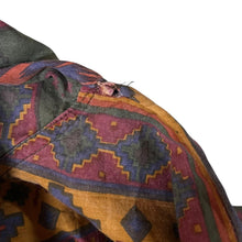 Load image into Gallery viewer, Vintage 90&#39;s Cowboy Western Aztec Multi Colour Patterned Long Sleeve Cotton Shirt

