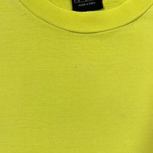 Load image into Gallery viewer, Vintage Nike Black Label Basic Embroidered Mini Swoosh Logo Yellow Cotton T-Shirt
