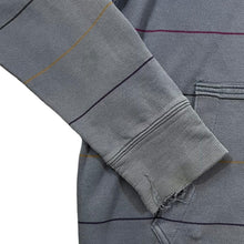 Load image into Gallery viewer, PAUL SMITH JEANS Classic Multi Striped Faded Grey Zip Hoodie
