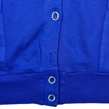 Load image into Gallery viewer, Vintage 90's Classic Blue Batwing Oversized Button Cardigan Sweatshirt
