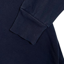 Load image into Gallery viewer, FRED PERRY Classic Embroidered Big Logo Spellout Black Crewneck Sweatshirt
