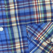 Load image into Gallery viewer, Vintage 90&#39;s Dale&#39;s Made In USA Cowboy Western Plaid Check Pearl Snap Popper Shirt
