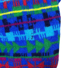 Load image into Gallery viewer, Vintage 90&#39;s ZIG ZAG Made In Scotland Abstract Patterned Wool Knit Sweater Jumper
