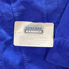Load image into Gallery viewer, Vintage Iron Hammer Blue Worker Chore Cotton Button Trucker Jacket
