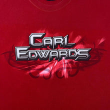Load image into Gallery viewer, Vintage Chase Authentics "Carl Edwards" Nascar Racing Graphic Red T-Shirt
