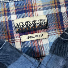 Load image into Gallery viewer, NAPAPIJRI Geographic &quot;Regular Fit&quot; Patchwork Plaid Check Long Sleeve Cotton Shirt
