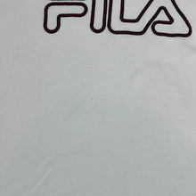 Load image into Gallery viewer, Vintage FILA Classic Embroidered Big Logo Spellout Short Sleeve Ringer T-Shirt
