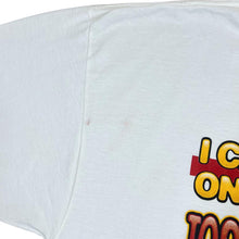 Load image into Gallery viewer, Vintage Jerzees TODAY ISN&#39;T YOUR DAY Novelty Spellout Graphic White T-Shirt
