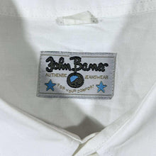 Load image into Gallery viewer, Early 00&#39;s John Baner Gothic Y2K Tribal Patterned White Cotton Short Sleeve Shirt
