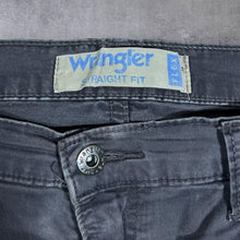 Load image into Gallery viewer, Wrangler Flex &quot;Straight Fit&quot; Grey Straight Leg Cotton Chinos Trousers
