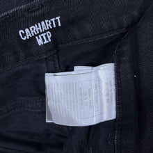 Load image into Gallery viewer, Carhartt WIP "Rebel Pant" Classic Black Skinny Fit Denim Jeans
