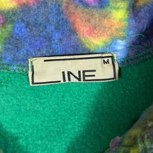 Load image into Gallery viewer, Vintage 90&#39;s LINE Crazy Abstract Patterned 1/4 Zip Fleece Sweatshirt Gilet Set
