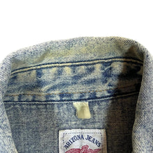 Load image into Gallery viewer, Vintage Arizona Jeans Cowboy Western Blue Denim Metal Popper Long Sleeve Shirt
