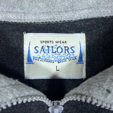 Load image into Gallery viewer, Vintage SAILORS "Keep On Rolling" Colour Block 1/4 Zip Pullover Fleece Sweatshirt
