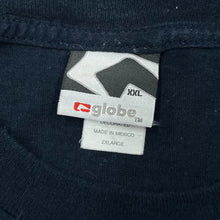 Load image into Gallery viewer, Early 00&#39;s GLOBE SKATEBOARDS Classic Logo Spellout Skater Graphic Short Sleeve T-Shirt
