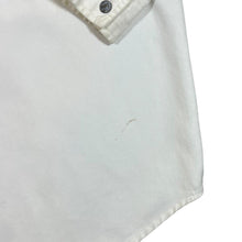 Load image into Gallery viewer, Vintage 90&#39;s LEE Sanforized Union Made White Cotton Long Sleeve Popper Shirt
