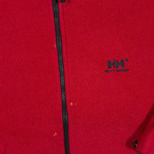 Load image into Gallery viewer, HELLY HANSEN Classic Mini Logo Red Zip Fleece Sweatshirt
