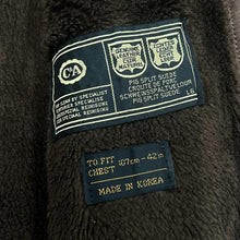 Load image into Gallery viewer, Vintage 90&#39;s C&amp;A Made In Korea Genuine Real Suede Leather Fur Lined Bomber Jacket
